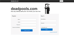 Desktop Screenshot of deadpools.com